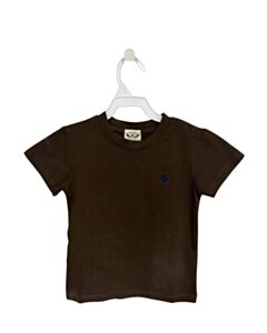 THE OAKS APPAREL   BROWN    KNIT SS SHIRT