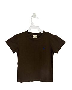 THE OAKS APPAREL   BROWN    KNIT SS SHIRT