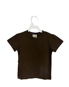 THE OAKS APPAREL   BROWN    KNIT SS SHIRT