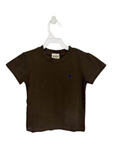 THE OAKS APPAREL   BROWN    KNIT SS SHIRT