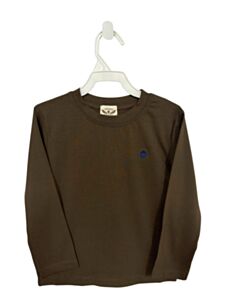THE OAKS APPAREL BROWN KNIT LS SHIRT