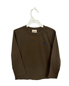 THE OAKS APPAREL BROWN KNIT LS SHIRT