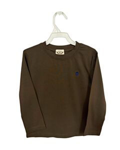 THE OAKS APPAREL   BROWN    KNIT LS SHIRT