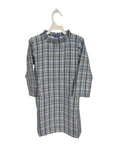 THE OAKS APPAREL   BLUE  PLAID  PARTY DRESS