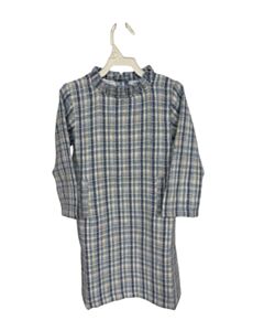 THE OAKS APPAREL   BLUE  PLAID  PARTY DRESS