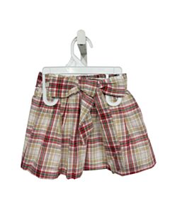 THE OAKS APPAREL RED PLAID SKIRT