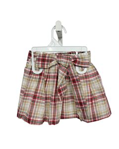 THE OAKS APPAREL RED PLAID SKIRT