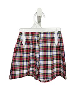 THE OAKS APPAREL RED PLAID SHORTS