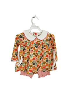 THE OAKS APPAREL   PINK    2-PIECE OUTFIT WITH PICOT STITCHING