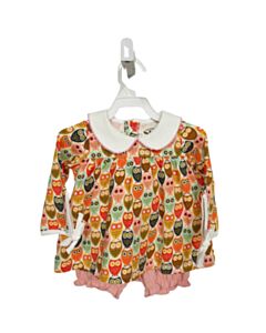 THE OAKS APPAREL   PINK    2-PIECE OUTFIT WITH PICOT STITCHING