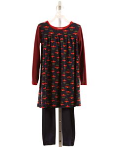 HANNA ANDERSSON  RED  FLORAL  2-PIECE OUTFIT