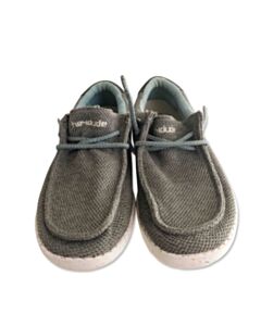 HEYDUDE GRAY SHOES *SIZE 4-5 *EUC SIZE CHILD 4