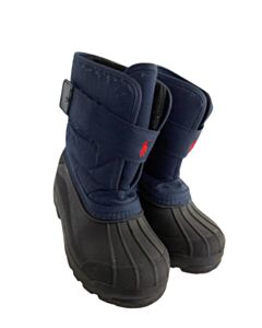 POLO BY RALPH LAUREN BLUE BOOTS  *EUC SIZE TODDLER 12