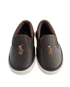 POLO BY RALPH LAUREN BROWN LOAFERS  *EUC SIZE TODDLER 4
