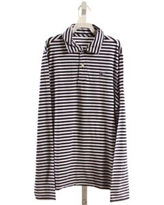 VINEYARD VINES NAVY STRIPED KNIT LS SHIRT