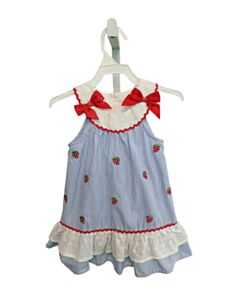 NANNETTE BLUE STRIPED DRESS