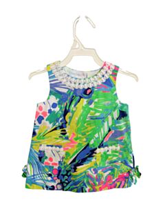 LILLY PULITZER MULTI-COLOR SLEEVELESS SHIRT