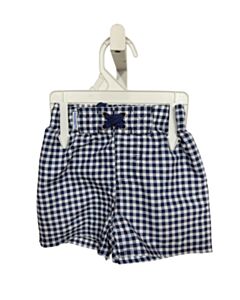 RUFFLE BUTTS  BLUE  GINGHAM  SWIM TRUNKS