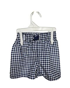 RUFFLE BUTTS  BLUE  GINGHAM  SWIM TRUNKS