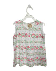 THE BEAUFORT BONNET COMPANY  PINK  FLORAL  SLEEVELESS SHIRT