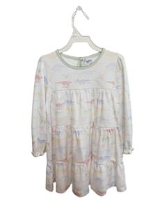 PIPPA WHITE KNIT DRESS WITH PICOT STITCHING