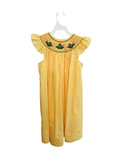 WISH UPON A STAR  YELLOW  GINGHAM SMOCKED DRESS