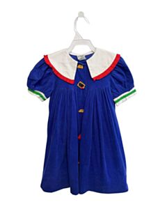 GLORIMONT BLUE CORDUROY DRESS
