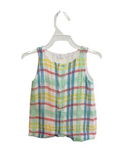 ANGEL DEAR GREEN PLAID SHORTALL