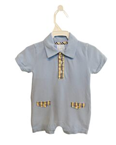 BELLA BLISS BLUE PIQUE SHORTALL