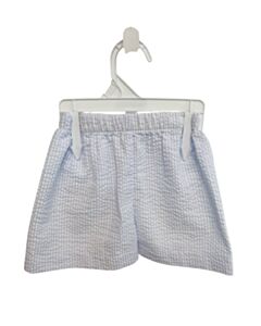 NO TAG  BLUE SEERSUCKER STRIPED  SHORTS