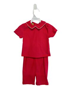 CLASSIC WHIMSY  RED CORDUROY   2-PIECE OUTFIT