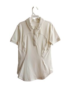 LULULEMON WHITE KNIT SS SHIRT