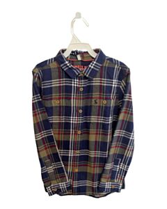 JOULES  BLUE FLANNEL PLAID  DRESS SHIRT