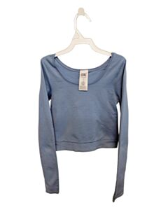ATHLETA GIRL BLUE KNIT LS SHIRT