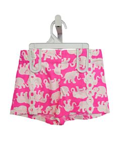 LILLY PULITZER  HOT PINK PIQUE  EMBROIDERED SHORTS
