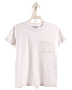 THE PROPER PEONY  WHITE    KNIT SS SHIRT
