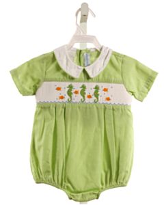 VIVE LA FETE  LIME GREEN   SMOCKED BUBBLE