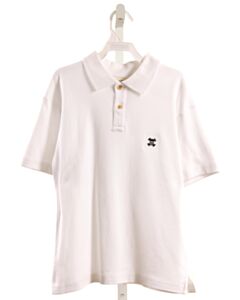 LUIGI  WHITE    KNIT SS SHIRT