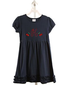 ARB BLANKS  NAVY   APPLIQUED KNIT DRESS