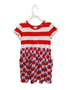 HANNA ANDERSSON  RED  STRIPED  KNIT DRESS