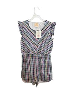 THE BEAUFORT BONNET COMPANY  BLUE  PLAID  ROMPER