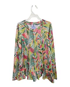 EYELET & IVY GREEN FLORAL RASH GUARD