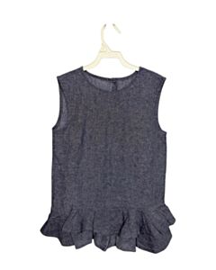 HANNAH KATE BLUE SLEEVELESS SHIRT