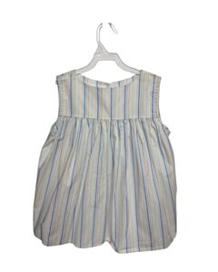 HANNAH KATE  BLUE  STRIPED  SLEEVELESS SHIRT