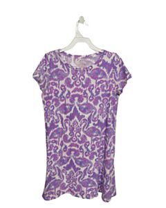 LILLY PULITZER  PURPLE   PRINTED DESIGN KNIT DRESS