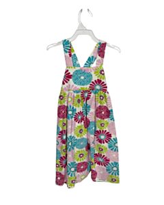 KELLY'S KIDS PINK PRINTED DESIGN KNIT DRESS