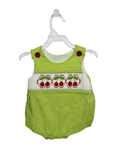 REMEMBER NGUYEN GREEN SMOCKED BUBBLE