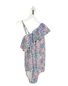 EYELET & IVY BLUE FLORAL 1-PIECE SWIMSUIT
