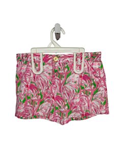 LILLY PULITZER  HOT PINK PIQUE  PRINTED DESIGN SHORTS