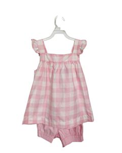 SOUTHERN SUNSHINE KIDS  PINK  GINGHAM  2-PIECE OUTFIT